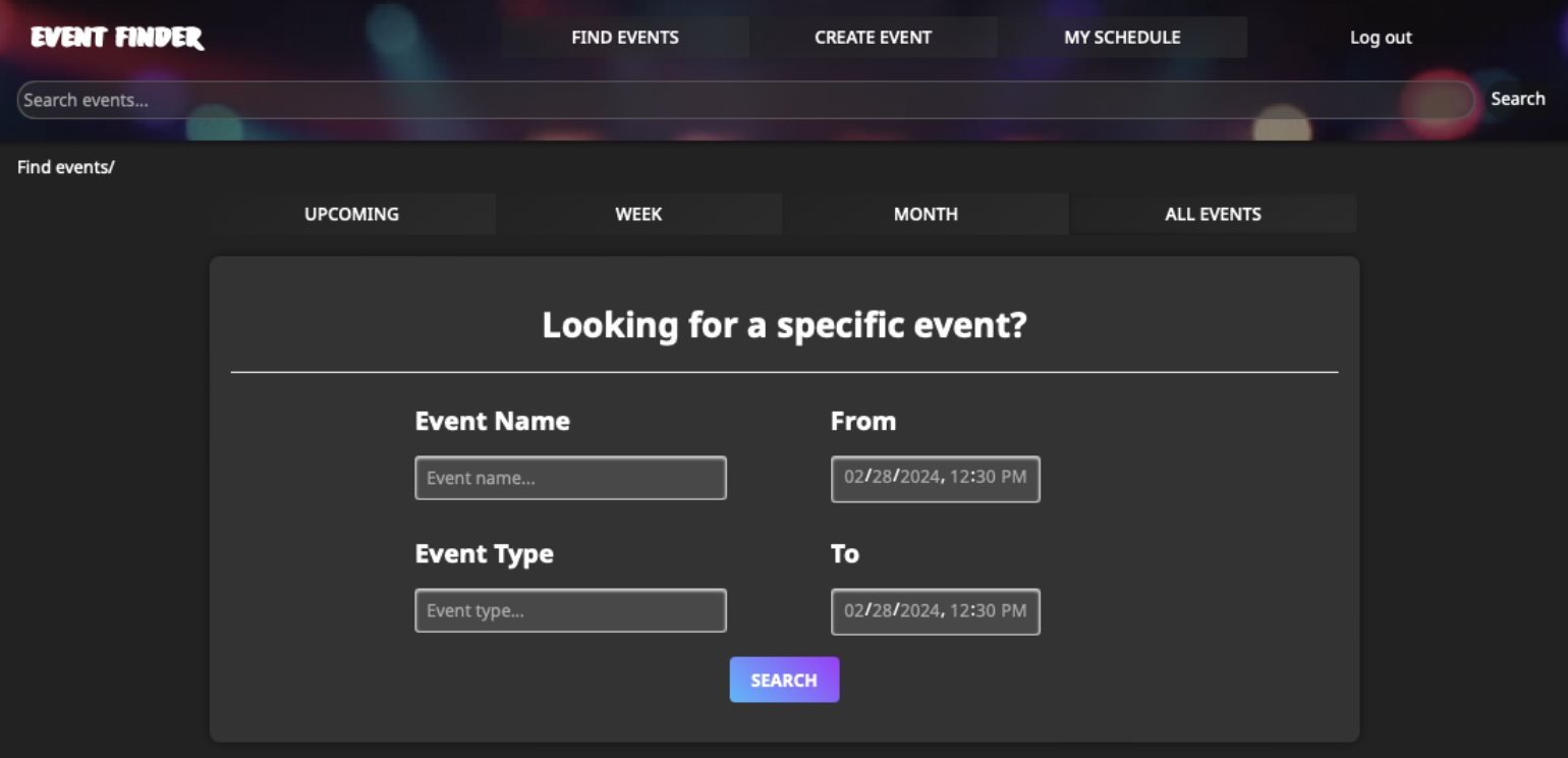 eventfinder
